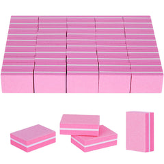 MixPeak pink 50pcs buffers with 100/180 grit for quick prep and even polish adhesion.