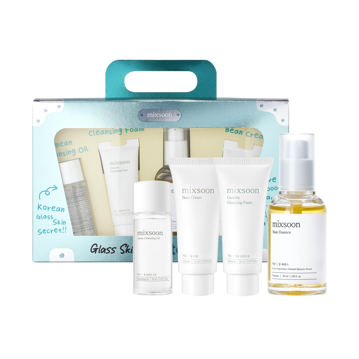 Mixsoon Aceite Limpiador Bean, botella para limpieza facial suave