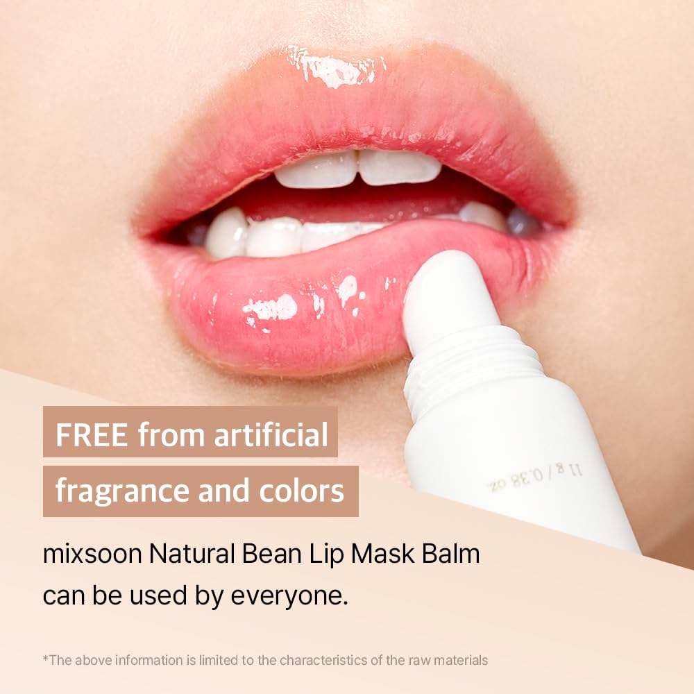 Mixsoon Balsamo labial con manteca de karité y jojoba para nutrición.