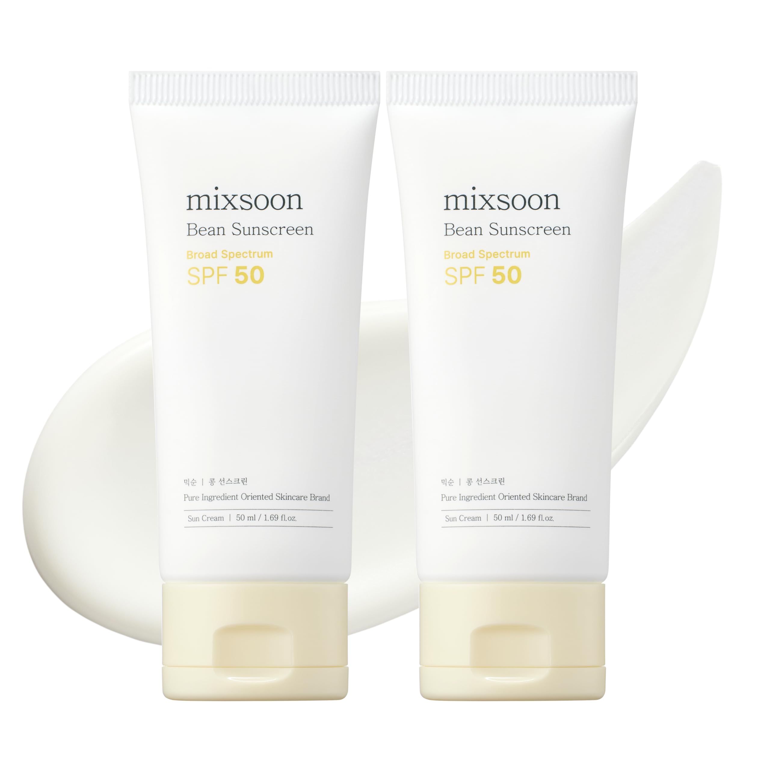 Mixsoon Bean Sunscreen no white cast and lightweight texture for daily sun protection