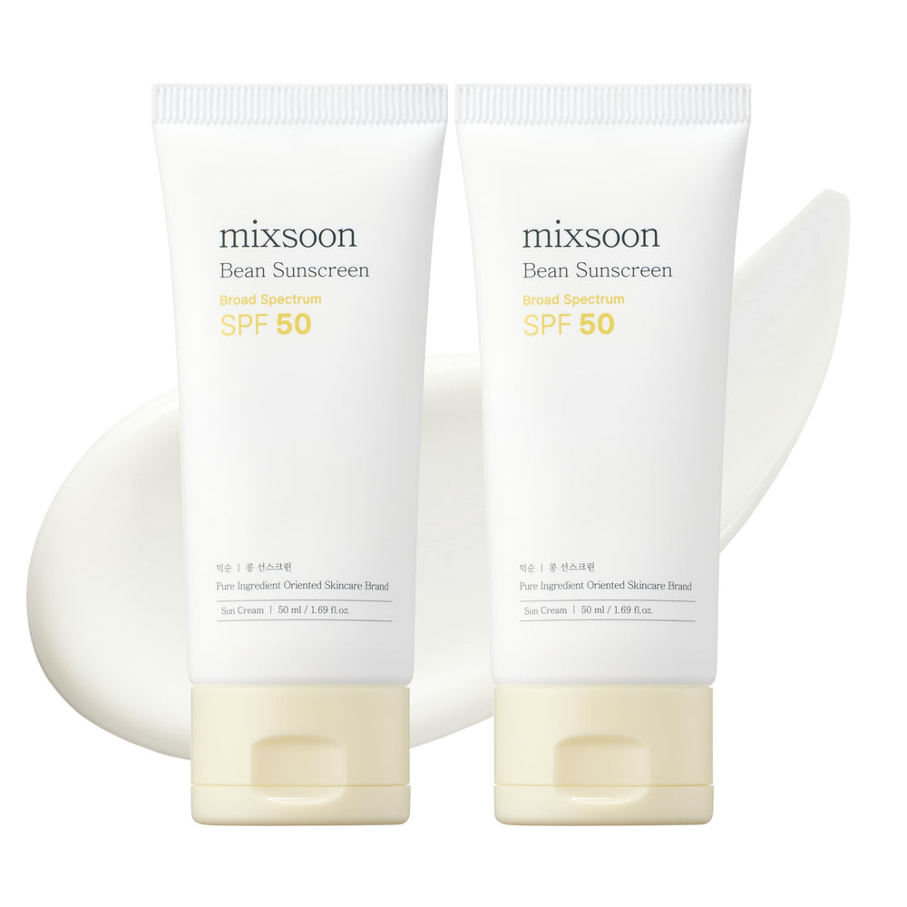 Mixsoon Bean Sunscreen no white cast and lightweight texture for daily sun protection