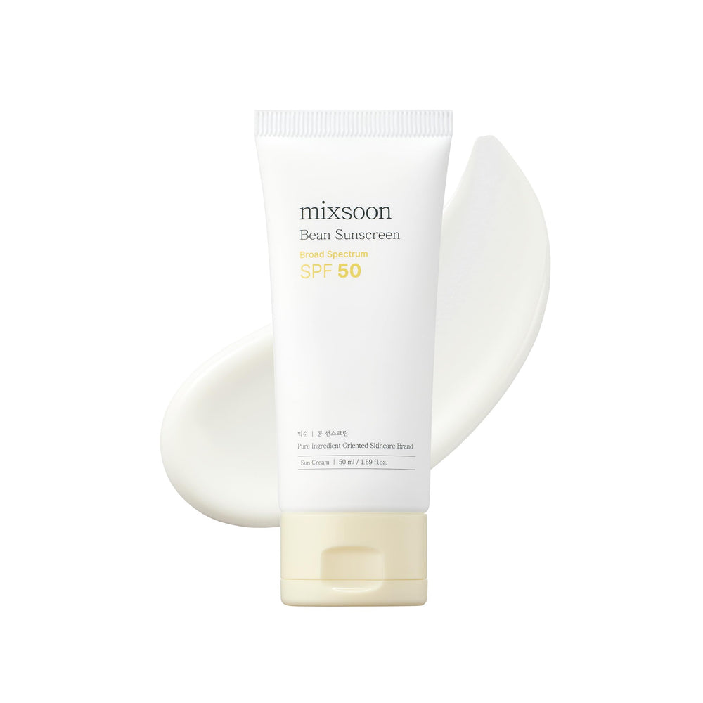 Mixsoon Bean Sunscreen SPF 50 bottle showing compact packaging for everyday use and travel