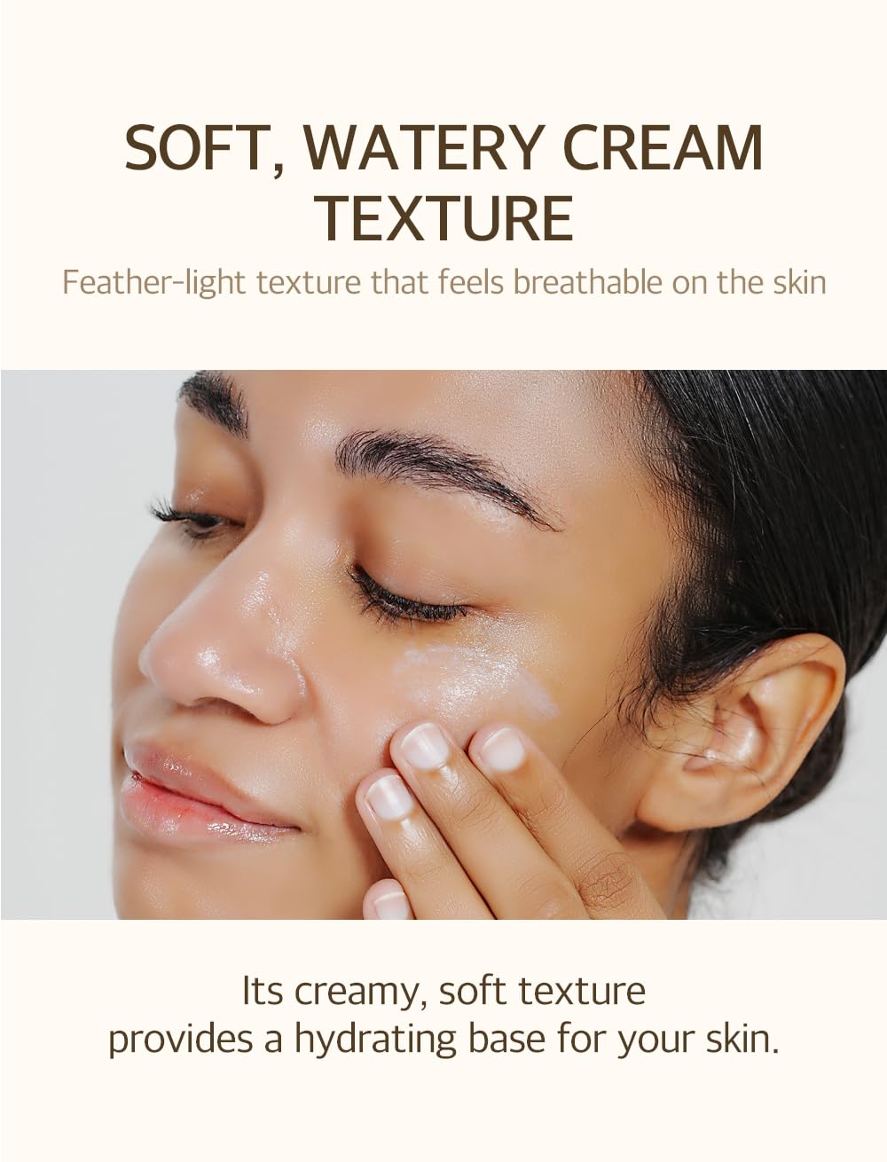 Fermented bean and wheat sprout ingredients in Mixsoon sunscreen SPF 50