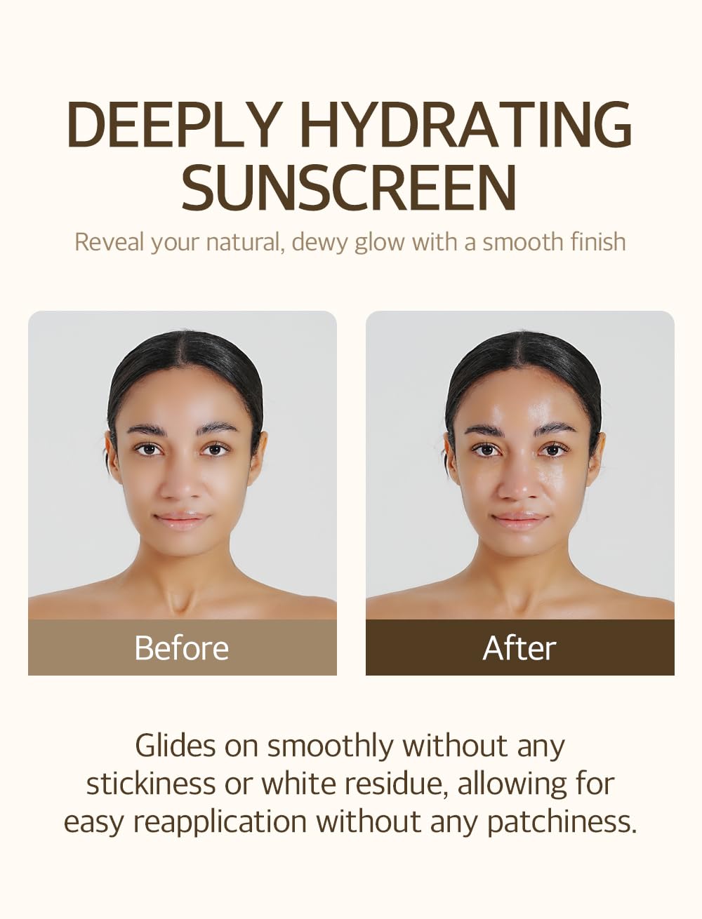 Box and bottle packaging of Mixsoon Bean Sunscreen SPF 50 emphasizing fragrance-free formula