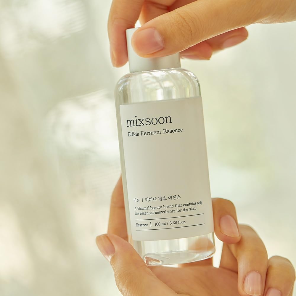 Mixsoon Bifida Ferment Essence, rutina-cuidado, complemento ligero para el cuidado facial.