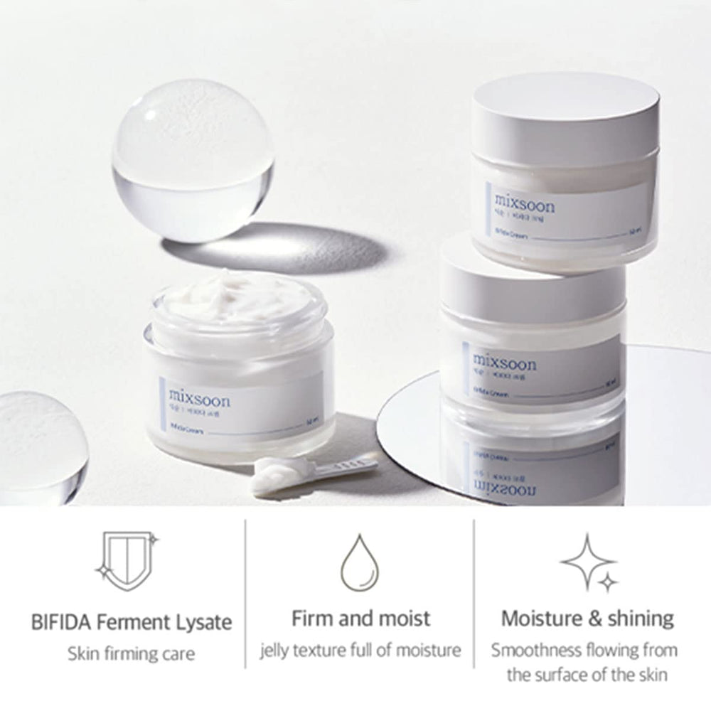 Mixsoon crema bifida, textura ligera, aporta nutrición y elasticidad a la piel