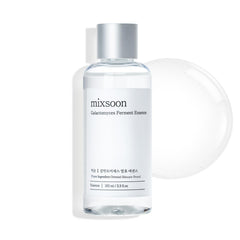 Mixsoon Galactomyces Ferment Essence en bote, hidratación suave para tono uniforme.