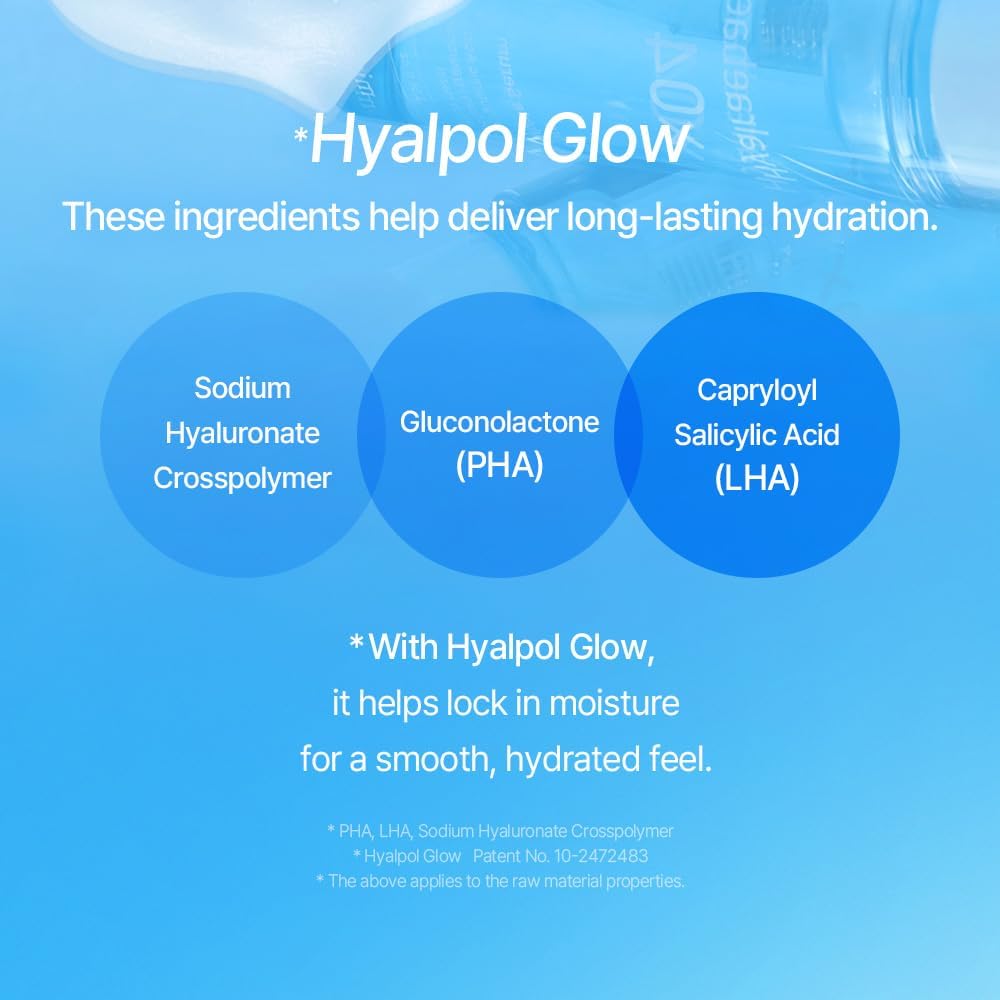 Mixsoon Hyalraebae Pore Bubble Serum, complejo de humedad PGA e hialuronato.