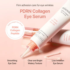 Mixsoon PDRN Colágeno Suero Ocular, aplicador suave para piel sensible.