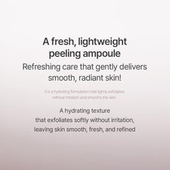 Mixsoon Peeling Ampoule being applied on the face for quick absorption