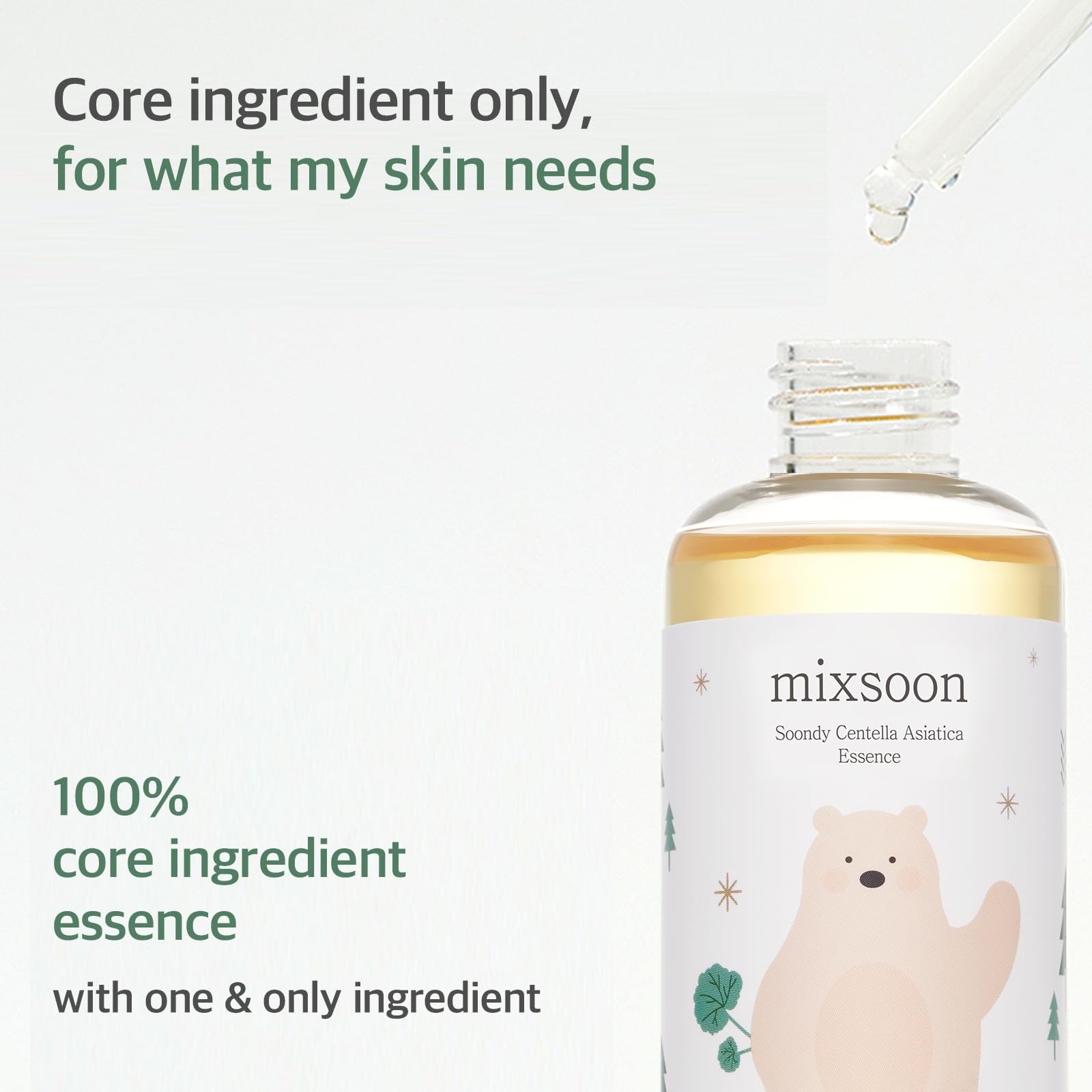 Extracto de Centella Asiatica en Mixsoon Soondy para piel calmada.
