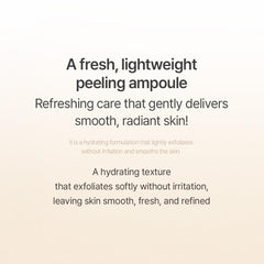 Mixsoon texture-glide ampoule closeup demonstrates fast absorption for non-sticky hydration.