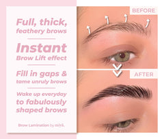 MIYA LASH tools ensure precise brow shaping for fuller arches.