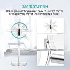 MIYADIVA 360-degree swivel for comfortable viewing from any angle.