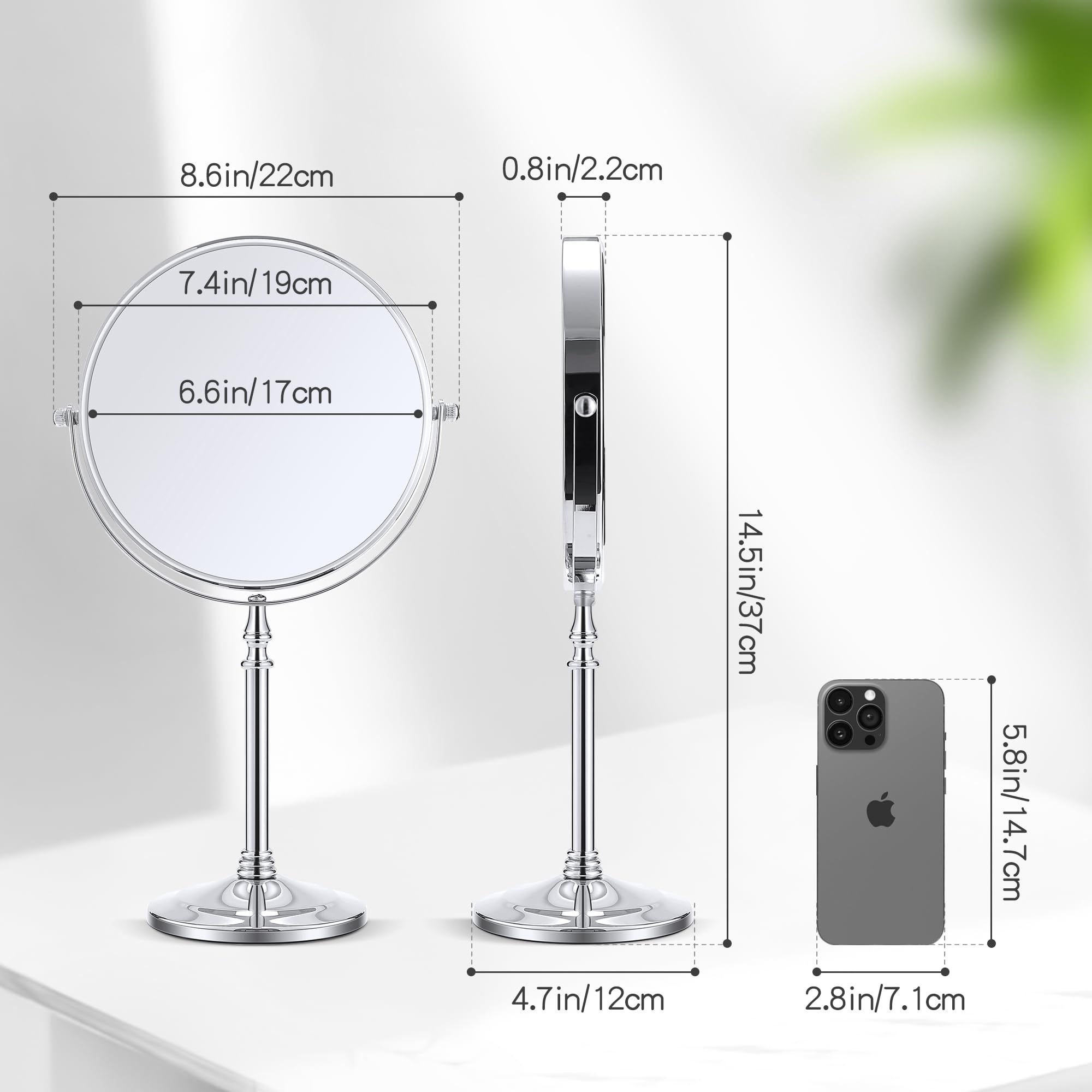 MIYADIVA detailed view aids precise brow shaping and tweezing.