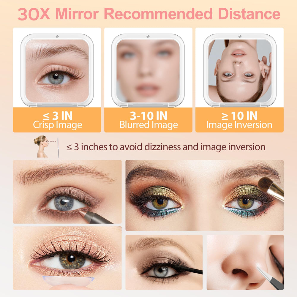 MIYADIVA HD glass mirror delivers clear reflections for makeup precision
