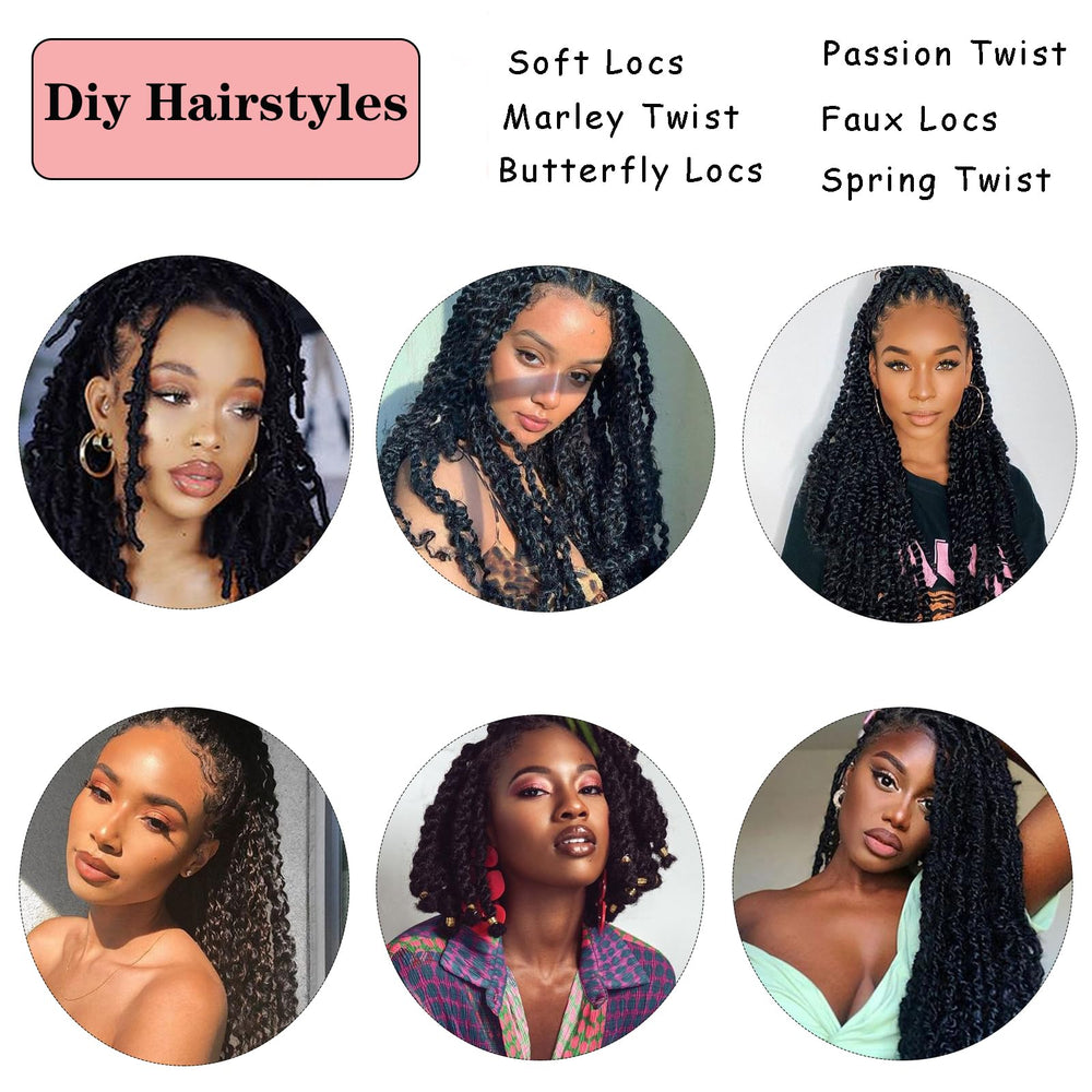 Miyamarch Crochet-ready installation demonstration for quick protective styles.