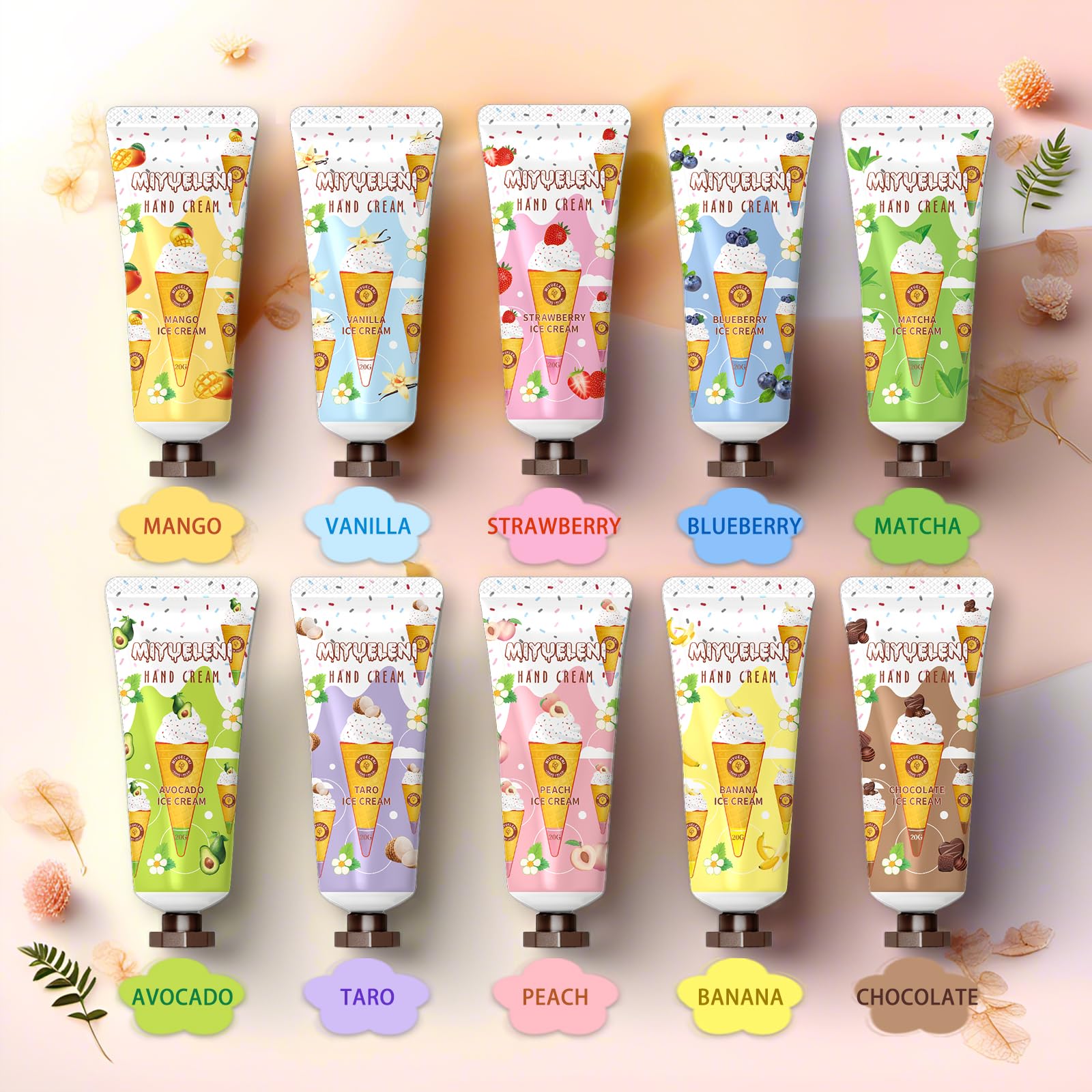 MIYUELENI hand cream chocolate scent creamy hydration