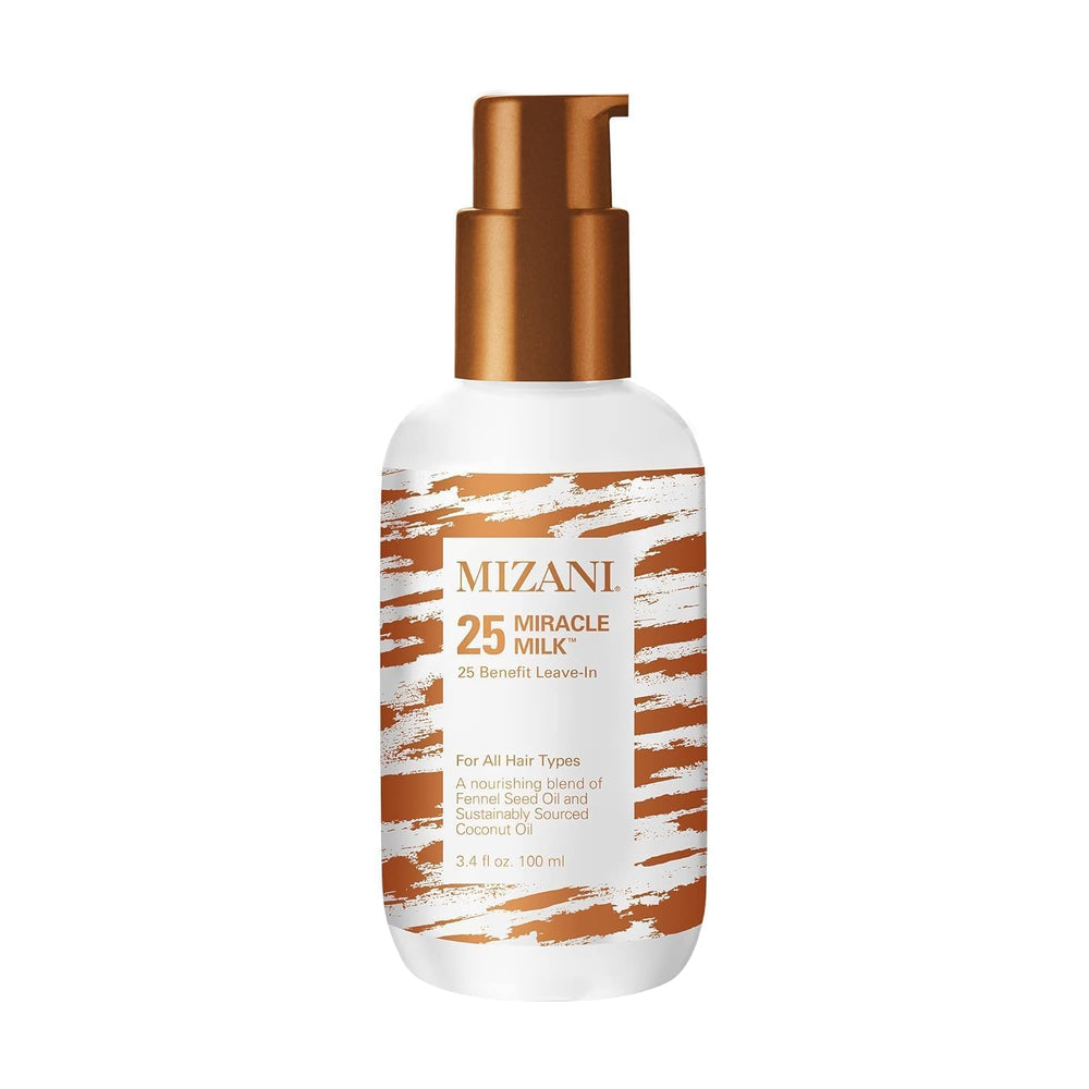 Mizani 25 Benefit Miracle Milk: atomizador ligero para hidratación rápida y peinado suave