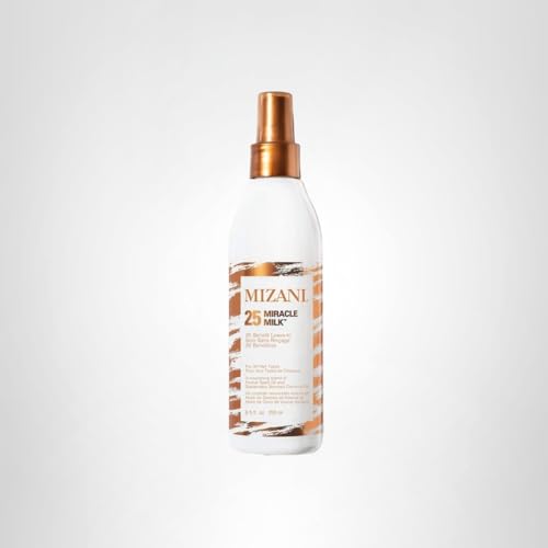 Mizani 25 Benefit Miracle Milk enhances manageability for wash-and-go styling