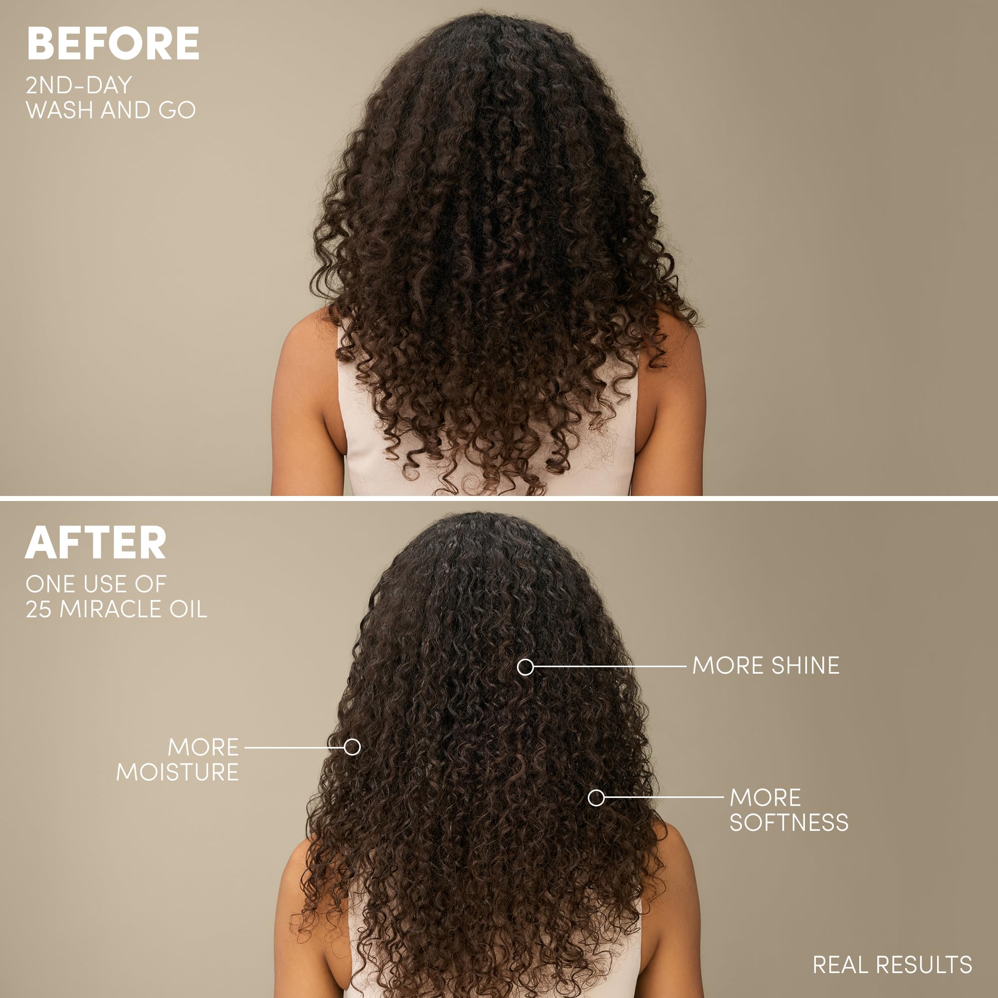 Mizani 25 Miracle oil dropper ready for convenient pre-shampoo or styling use.