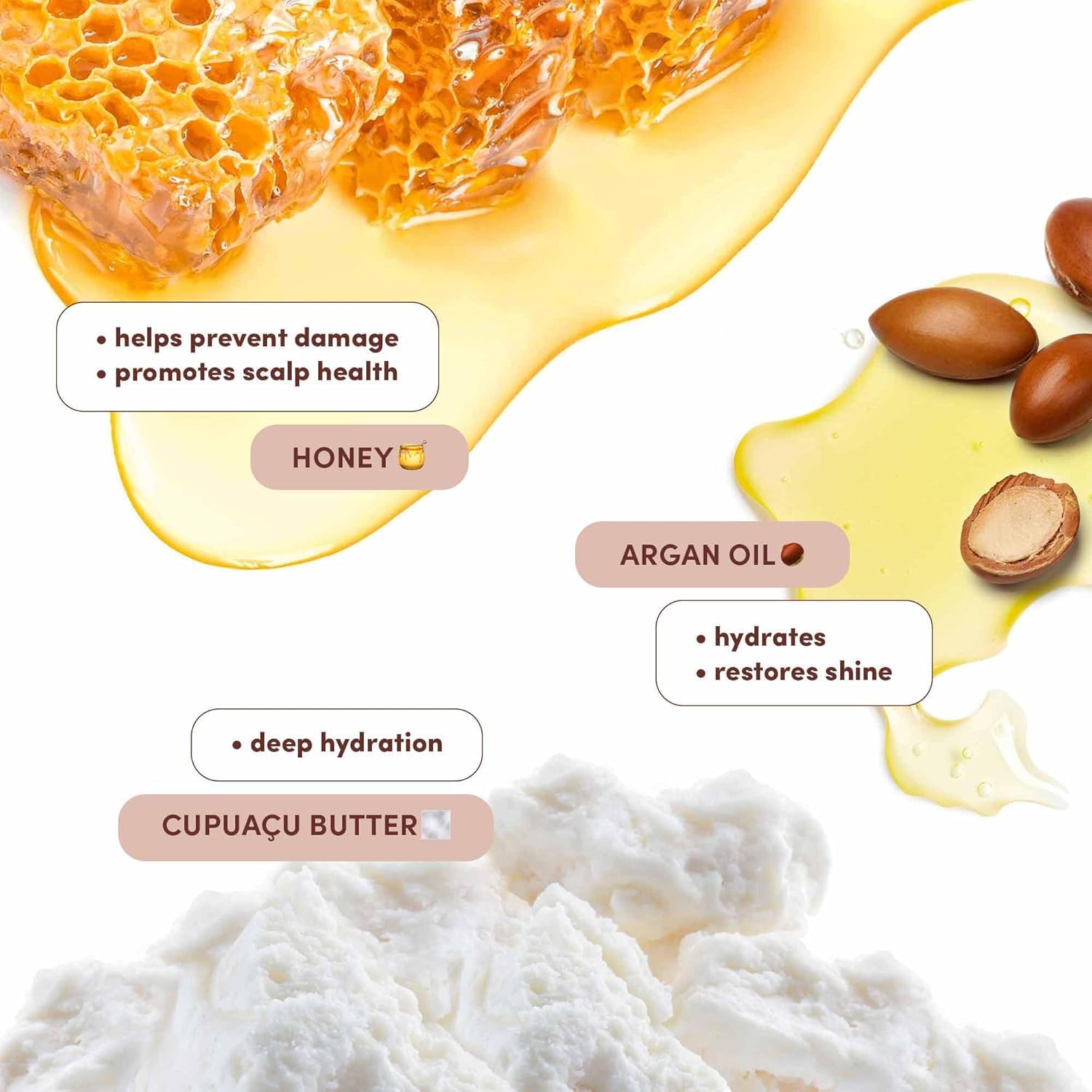Mizani Moisture Fusion mask application on hair for detangling ease