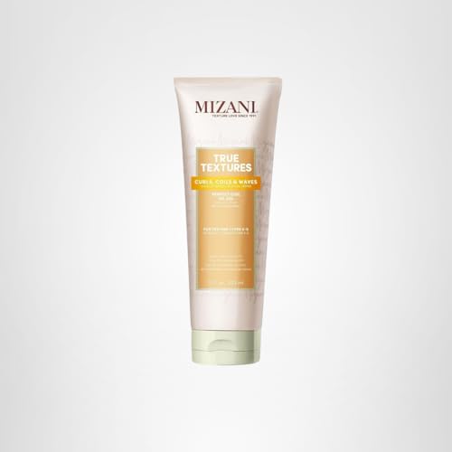 Packaging highlights silicone-free and alcohol-free formula from Mizani Perfect Coil Oil Gel.