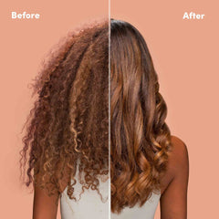 Mizani Press Agent serum application shows even distribution for a lightweight finish