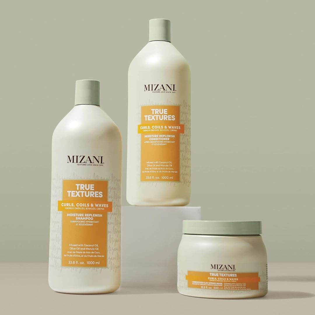 3C–4C curls benefit from Mizani conditioner for touchable definition.
