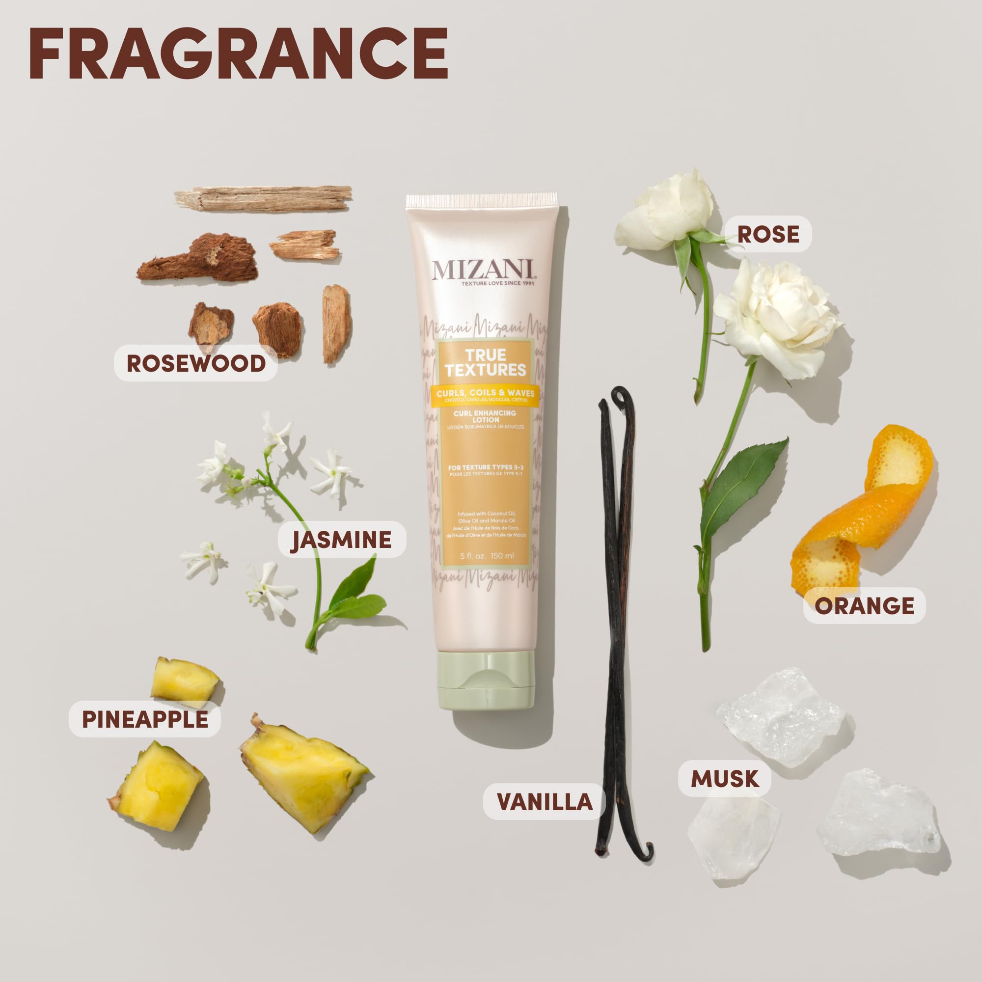 Paraben-free, petrolatum-free Mizani formula keeps curls healthy