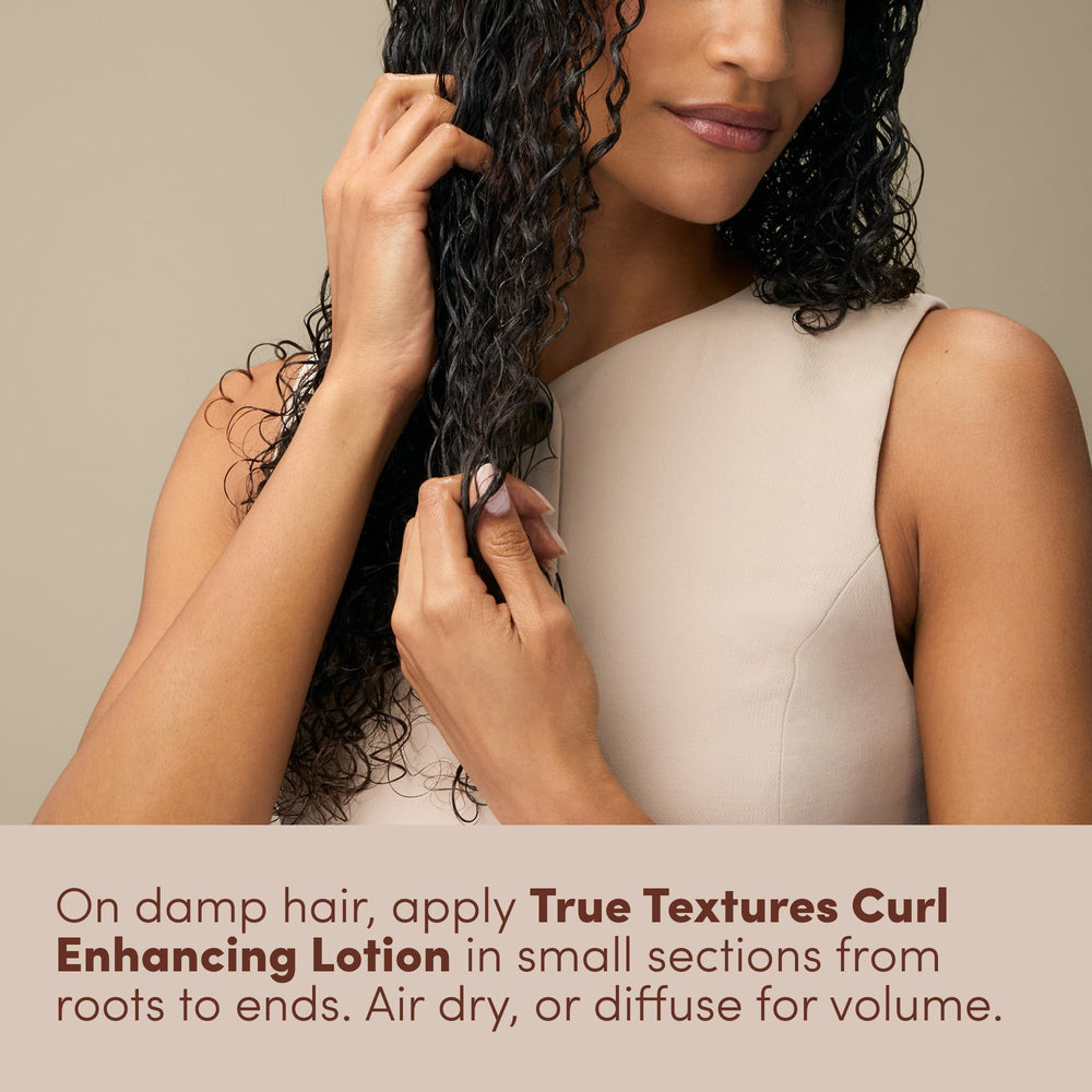 Oil blend nourishes curls with Mizani Curl Enhancing Lotion