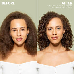 Soft finish and bouncy curls from Mizani True Textures Lotion