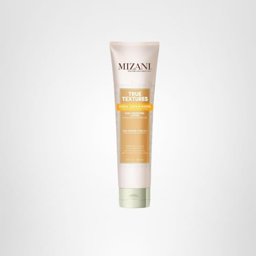 Styled curls with no crunch using Mizani True Textures Curl Enhancing Lotion