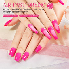 MIZHSE fast air-dry process demonstrating quick-dry steps