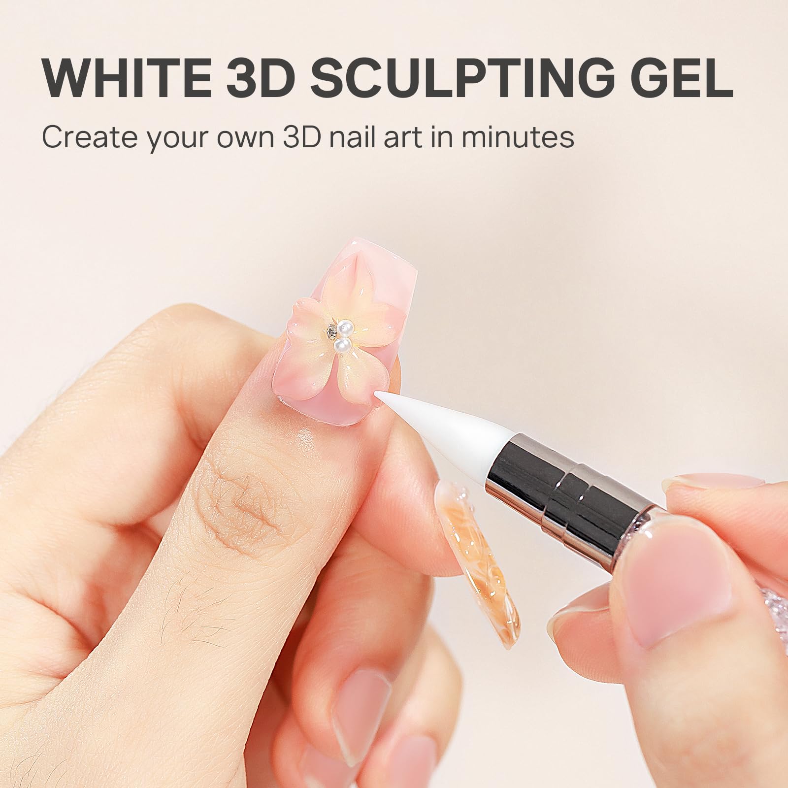 Gel 3D de MIZHSE para uñas, decoración y diseños expresivos