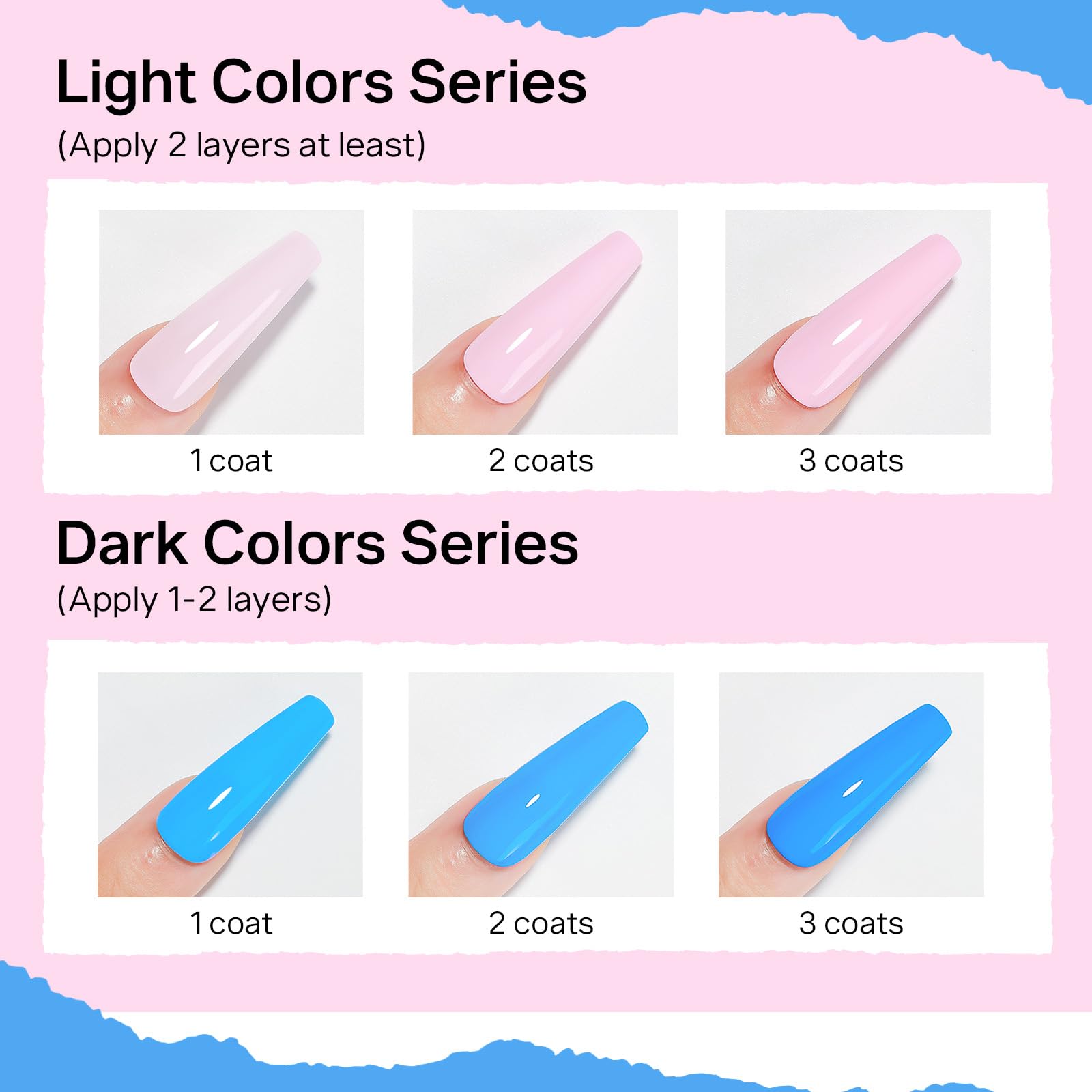 Color swatches from MIZHSE set showcasing versatile palette for outfits.