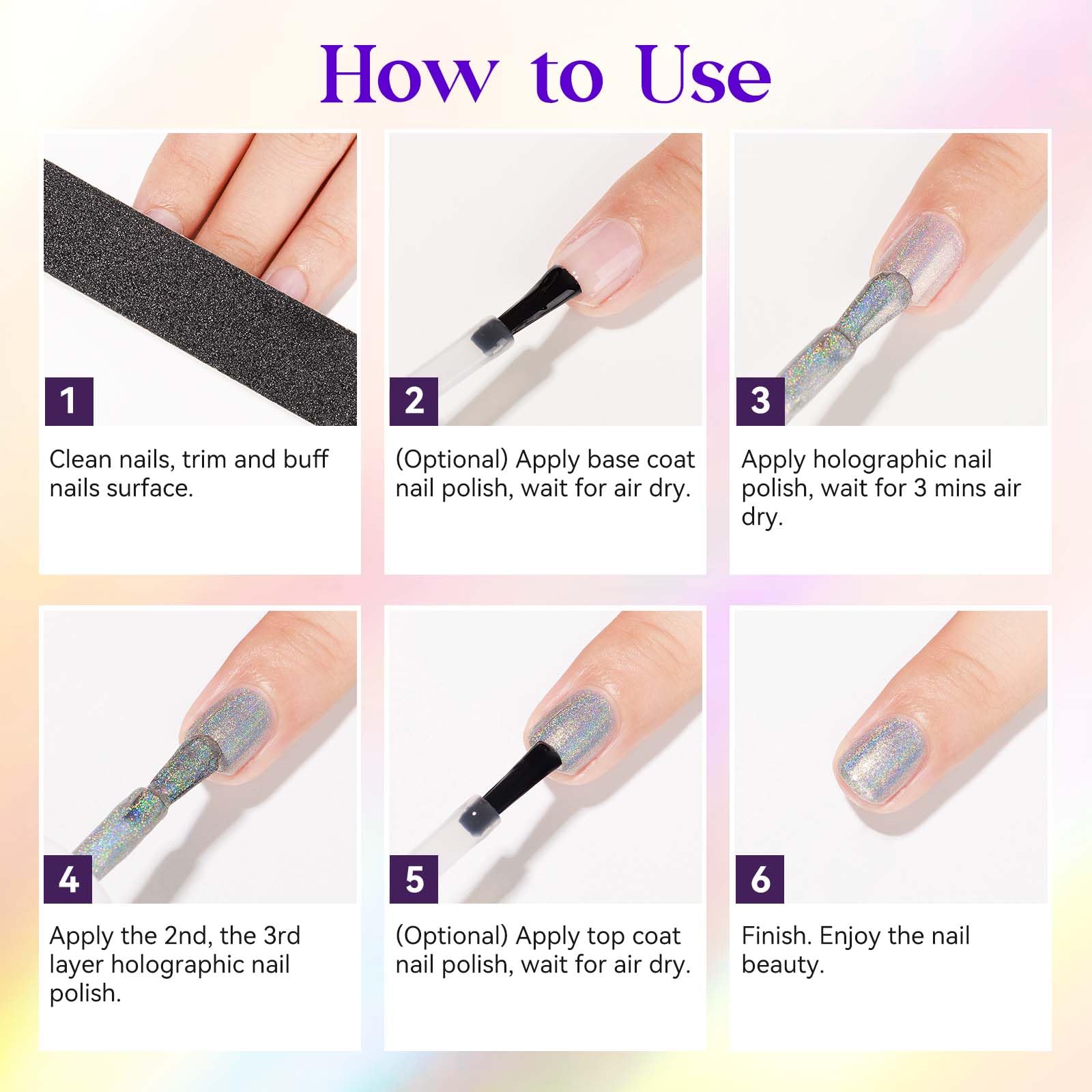 Low-odor, oil-based formula supports comfortable, salon-like manicures.
