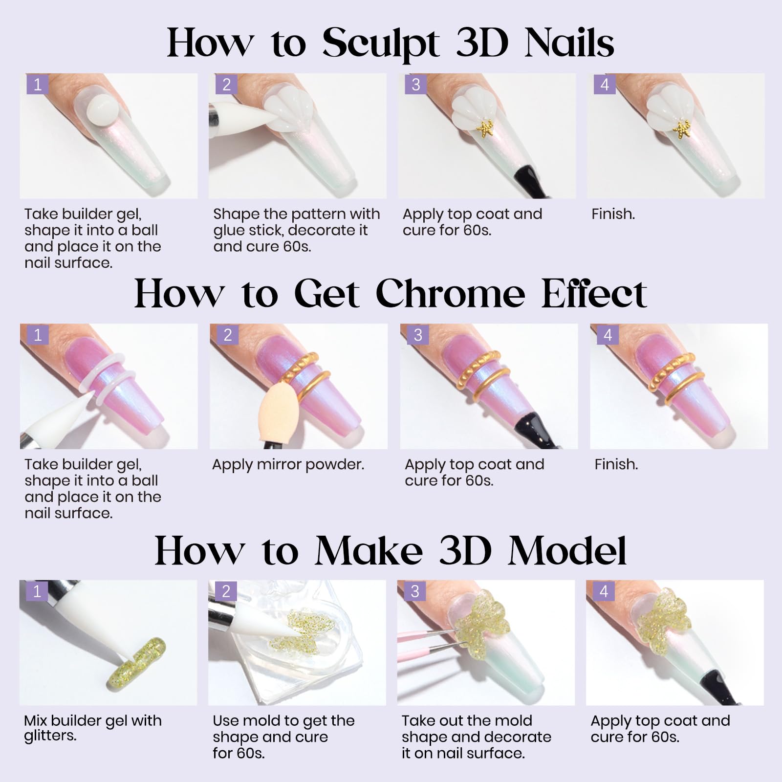 MIZHSE long-lasting nail extensions can endure weeks