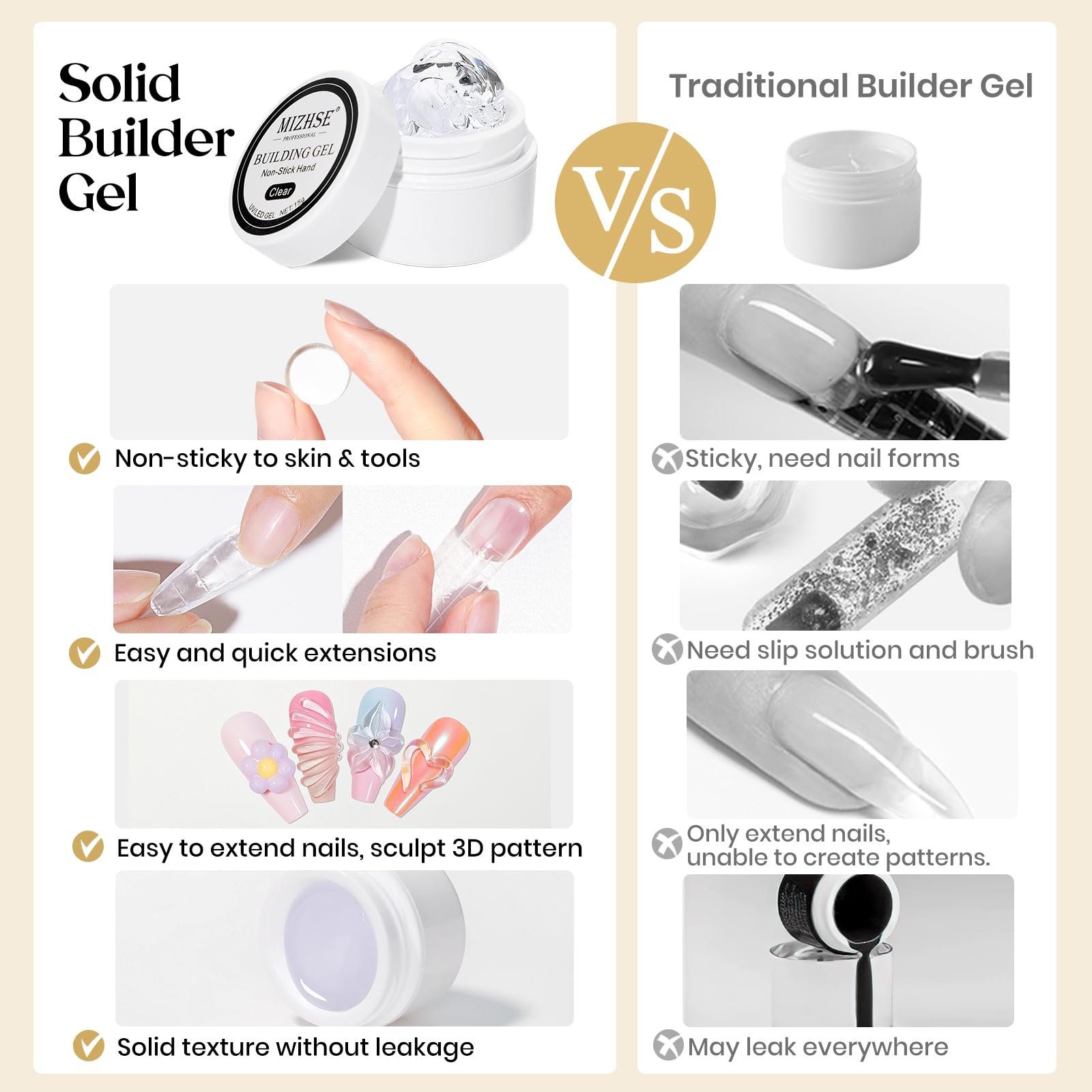 MIZHSE low-smell, non-toxic formula protects skin during nail art.