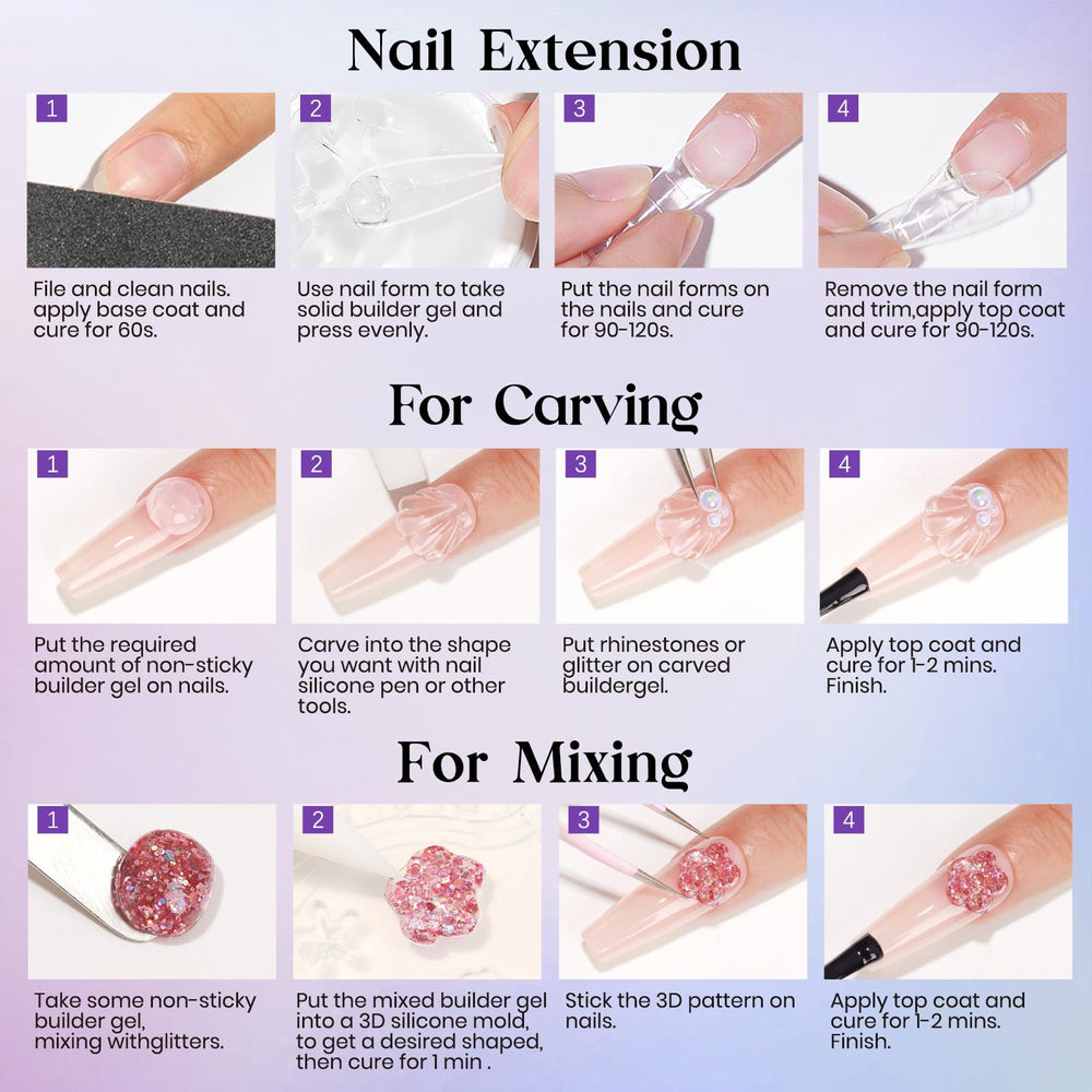 MIZHSE nail dryer cure for proper hardening in the lamp.