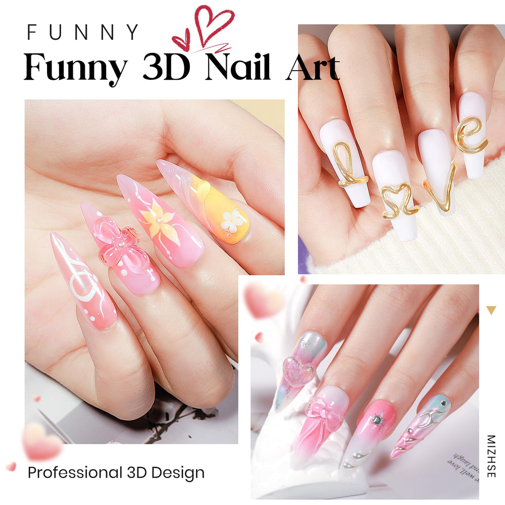 MIZHSE nail forms kit assists easy sculpting and precise shaping.