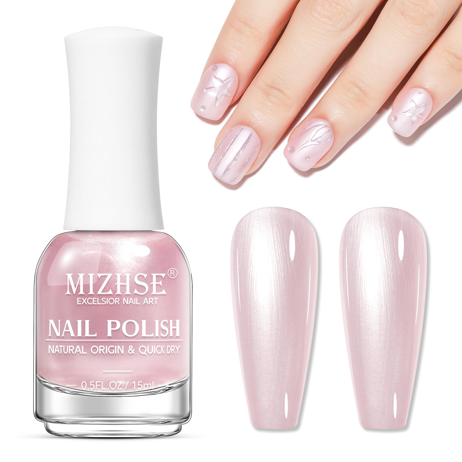Presentación de regalo de esmalte MIZHSE para amantes de la manicura.