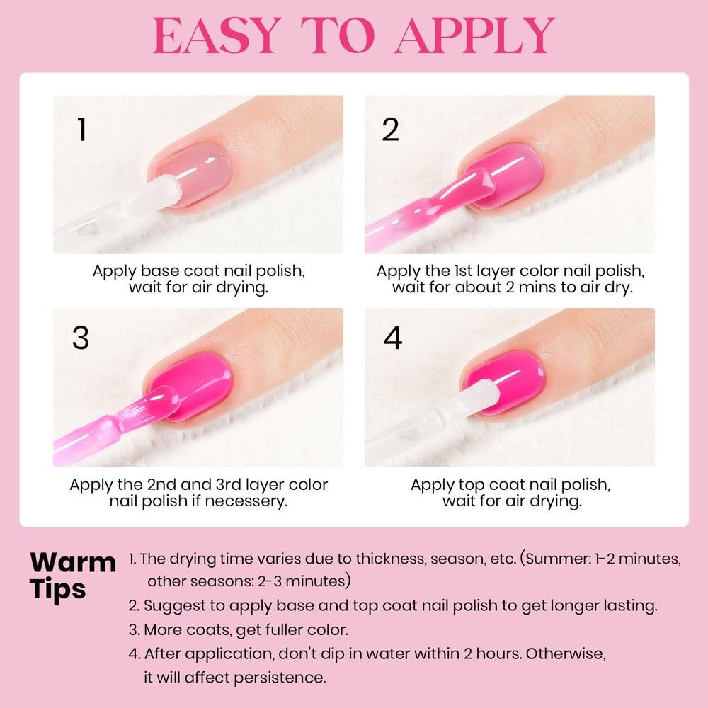 MIZHSE salon-quality pigment provides even coverage and shine