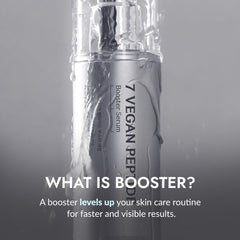 MIZON 7 Vegan Peptide Booster Serum pump enables easy, fast absorption during morning routine