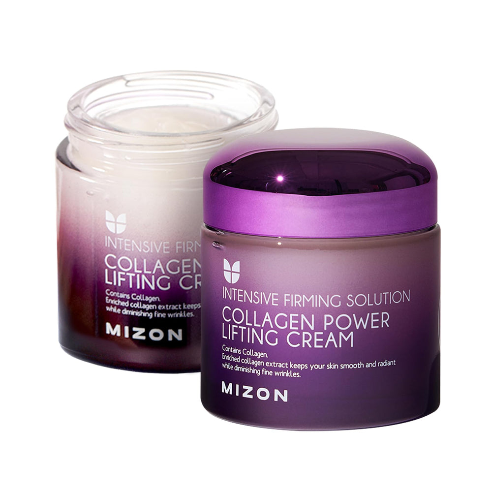 MIZON Collagen Power Lifting crema: textura ligera y hidratación profunda sin grasa