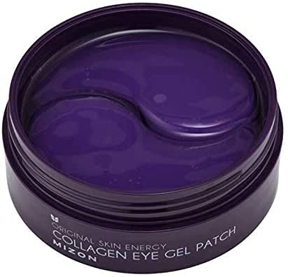 MIZON hydrogel texture on eye area delivering cooling relief.