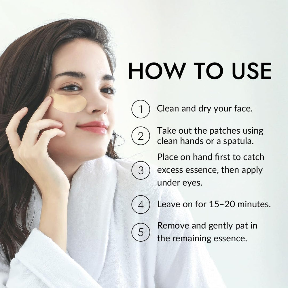 MIZON soothing lifting eye patch delivers active essence for calm skin.