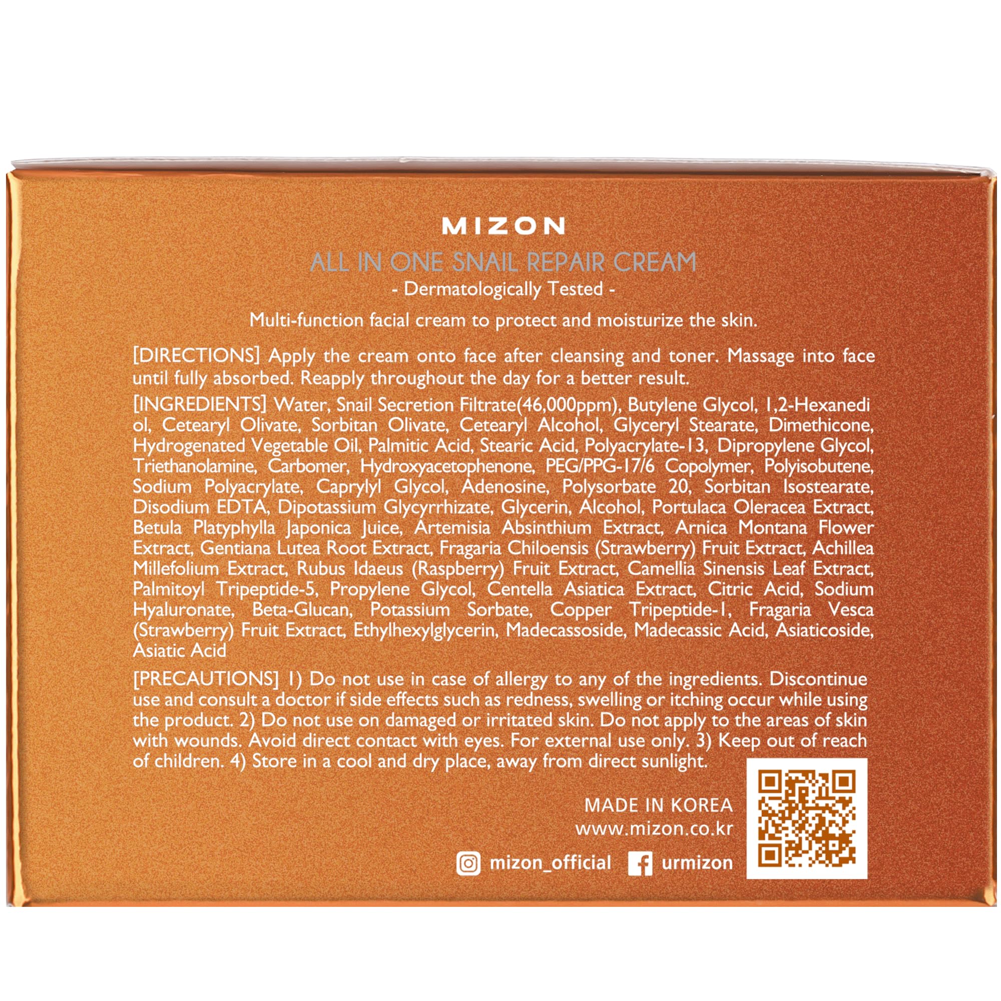 Rutina diaria con Crema MIZON, mejora de textura y luminosidad.