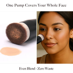 MJJOMAY JoMay brush in use for daily makeup routine