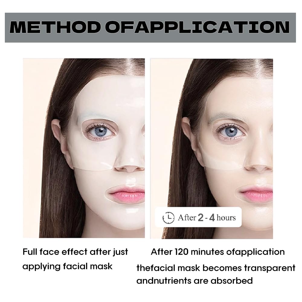 Boxed MKBLNP Collagen Mask set with six pieces.